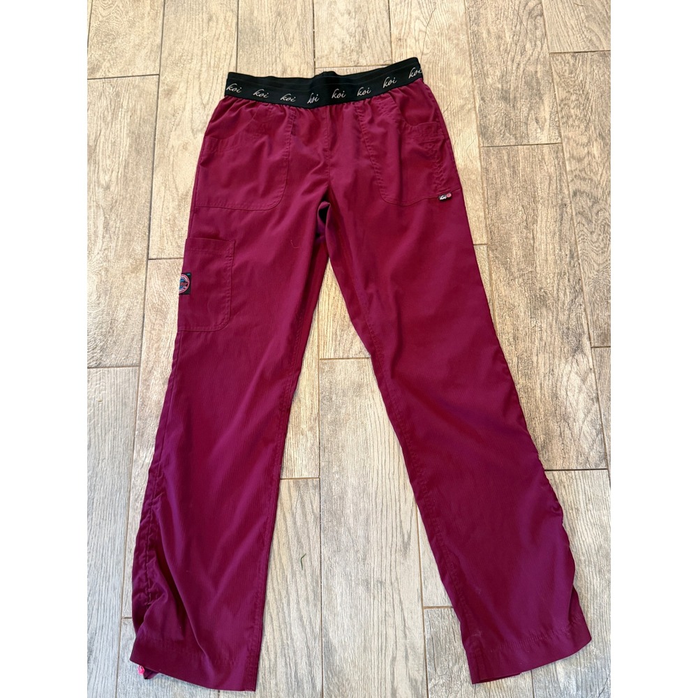 Koi Lite Peace Scrub Pants Medium Tall Slim Fit Stretch MT 720 nursing 720-T